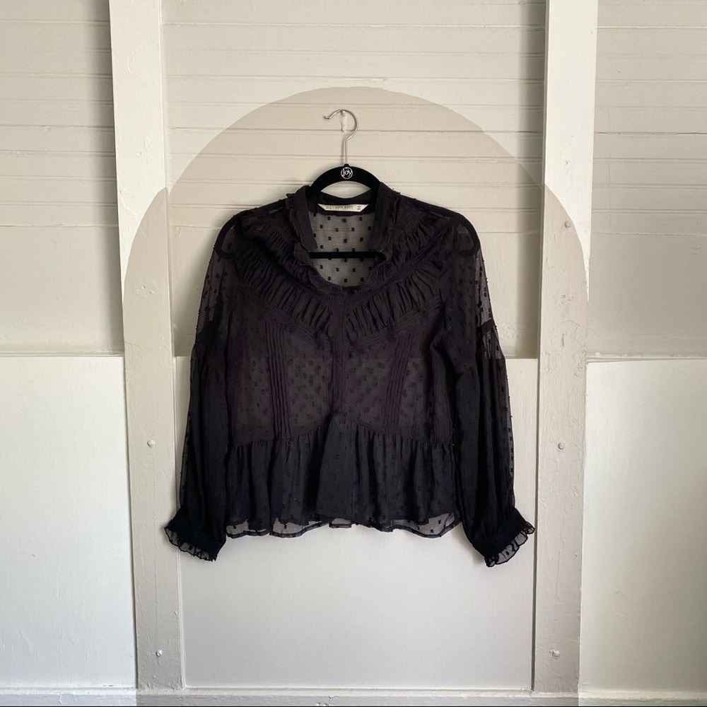 Zara black Blouse